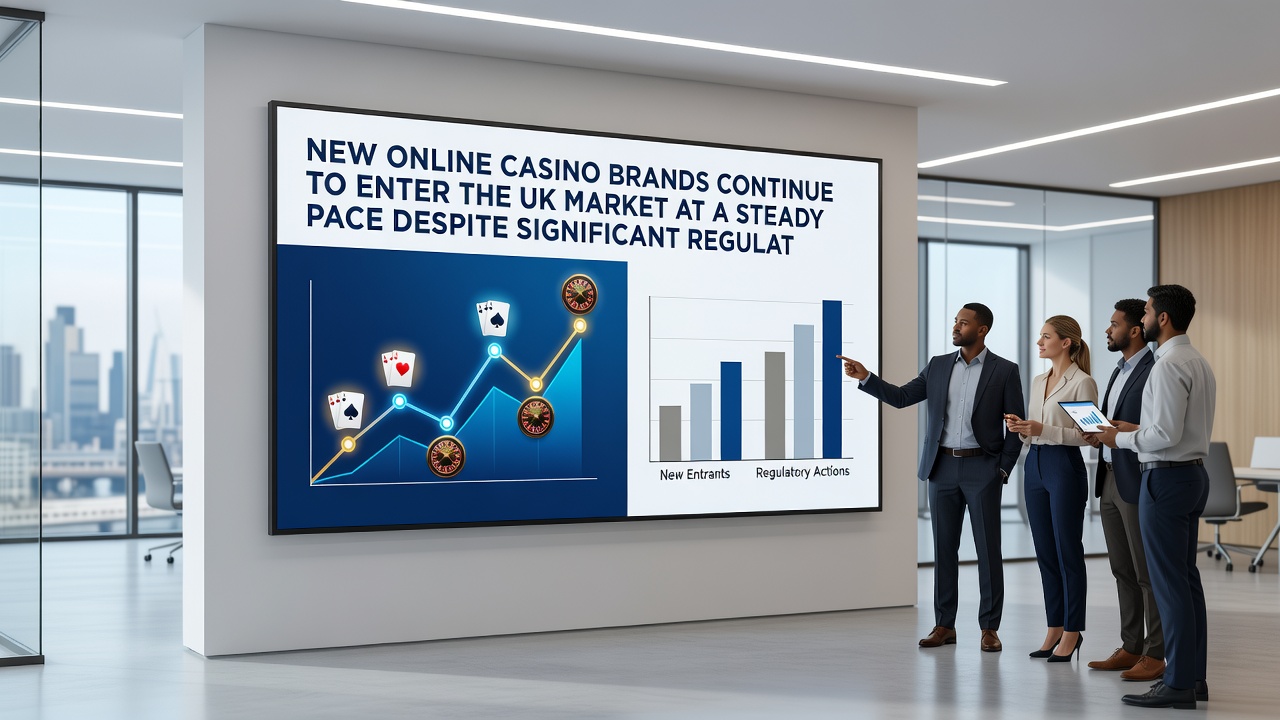 Adult gaming centre interior showing regulatory compliance measures
